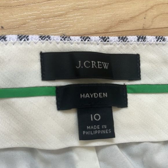 J Crew Hayden pant in gingham stretch linen - Picture 6 of 6